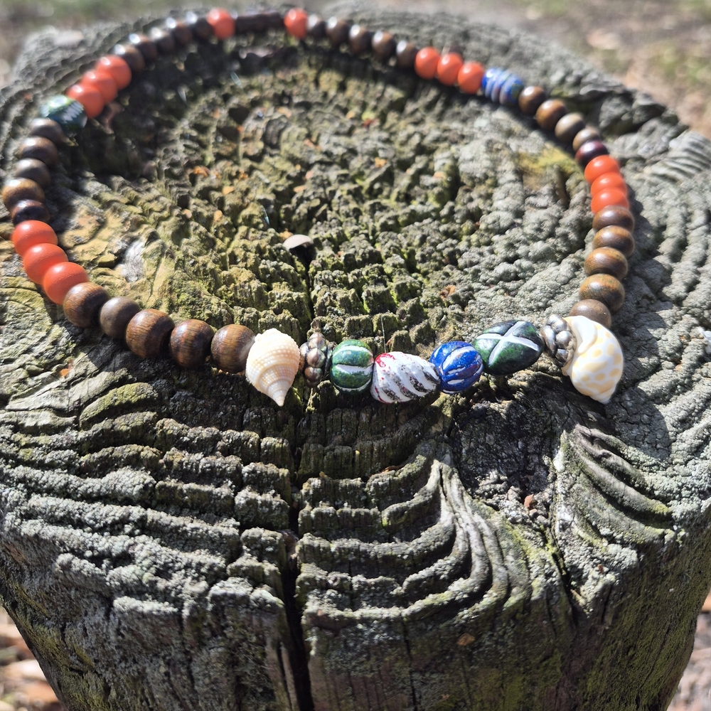 Terracotta Clay Tribal Handmade Neclace!